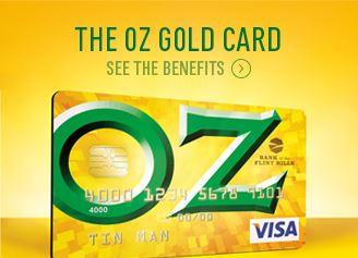 OZ Visa Gold Credit Card